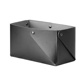 Colombo Adj Коробочка MIU, 7x14H8 см , цвет: черный/серый