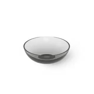 Dea Design Washbasins Раковина 50х50х16см., накладная, без отв., Glasstech, прозрачная смола, цвет: Smoky Black R4
