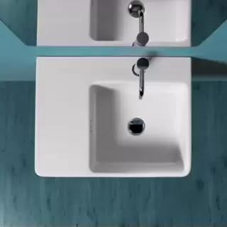 SIMAS Top e lavabi d'arredo Раковина 60х45 см, 1 отв., цвет: белый