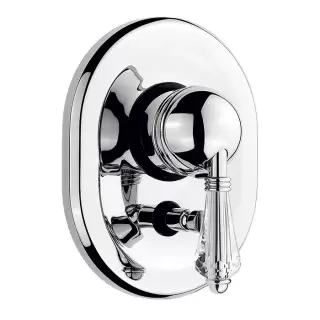 Nicolazzi Cristallo Встраиваемый смеситель для душа с переключением, 2 источника, цвет: хром