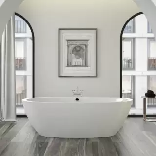 KNIEF Loom Ванна отдельностоящая 190x95x60см, цвет: белый