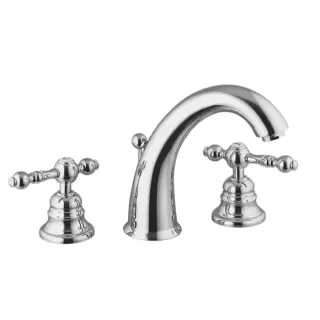 Carlo Frattini Epoque, Cмеситель для раковины на 3 отверстия, цвет: Хром