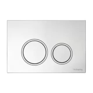 TECE Панель смыва TECESpring с круглыми кнопками, цвет: хром глянцевый