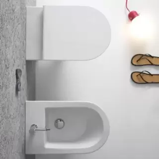 Globo Forty3 Биде подвесное 57х36х29см, цвет: белый