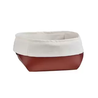 ADJ Корзина для хлеба, 15x15xH7 см., цвет: бордо/коньяк