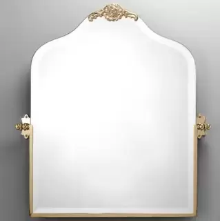 Devon&Devon Mayfair Зеркало поворотное 70х64см, с орнаментом, цвет: золото