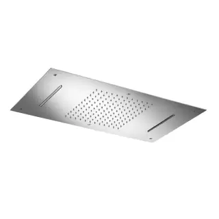 Almar Rectangular Верхний душ, потолочный, 70х38см, 2 режима, цвет: Mirror Stainless Steel