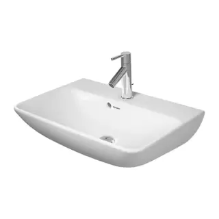 Duravit Me by Starck Раковина подвесная 60х40м, с переливом, с площадкой, с 1 отв., цвет: белый
