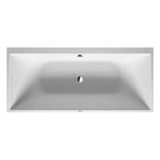Duravit DuraSquare Ванна 180x80см,  угол левый, с панелью и ножками.с 2 наклонами для спины, цвет: белый