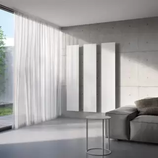 Antrax TAVOLA Liscia Полотенцесушитель электрический 35x121H см, цвет: белый матовый