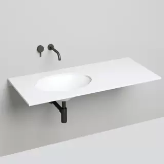 Salini Marea Раковина встраиваемая под столешницу 55х40х13.5см., без отв., без перелива, материал: S-Stone, цвет: белый матовый