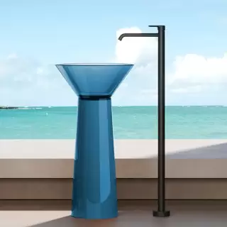 Dea Design Pedestal Basin Раковина напольная d48хh90см, цвет: royal blue