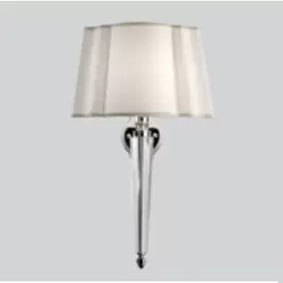 Devon&Devon Crystal Светильник настенный с абажуром 31x23xh51,5cм, IP20, фурнитура: хром