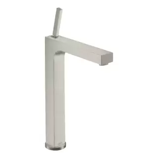 Axor Citterio Смеситель для раковины 280, на 1 отв., с донным клапаном, высокий, цвет: сталь