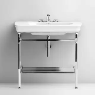 Artceram CIVITAS Структура металлическая 90х50см Quadra, полка решетка металлическая, напольная, цвет: хром