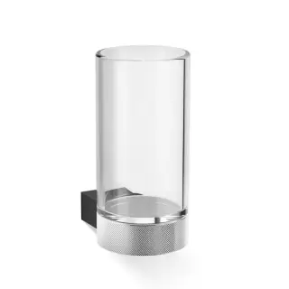 Decor Walther Club WMG Стакан подвесной, прозрачное стекло, цвет: черный матовый / хром