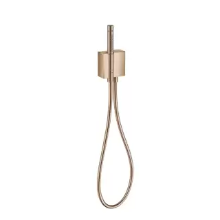 Axor Edge Душевой гарнитур: ручной душ с держателем и шлангом, цвет: красное золото