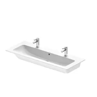 Duravit ME by Starck Раковина подвесная 123х49см., с площадкой, с 2 отв., цвет: белый