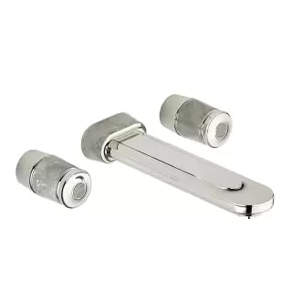 THG CORVAIR FIOR DI BOSCO Смеситель для раковины настенный, c 2 вентилями, внешняя часть, цвет: хром