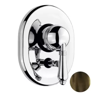 Nicolazzi El Capitan Встраиваемый смеситель для душа с переключением, 2 источника, цвет: тёмная бронза