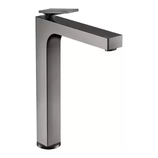 Axor Citterio Смеситель для раковины 280, хр, на 1 отв., с донным клапаном, высокий, цвет: полированный черный хром