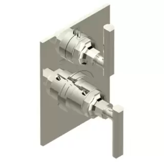 THG Les Ondes &agrave; manettes Смеситель для душа, термостатический, с переключателем на 2 потока, цвет: Matt nickel