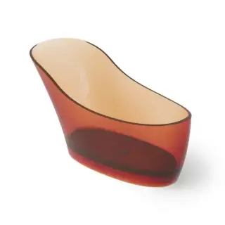 Dea Design Elegant Ванна 169x75x88см., отдельностоящая, Glasstech, прозрачная смола, цвет: Sunset R1