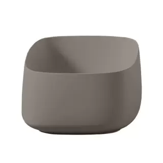 Artceram Cognac Раковина 43х43 см, без отв., накладная, цвет: tortora