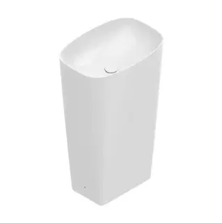 Catalano Green Раковина 55х38см., отдельностоящая, слив в пол,  цвет: белый глянцевый