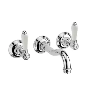 Nicolazzi Petit Mont Blanc Смеситель для раковины, настенный, цвет: хром