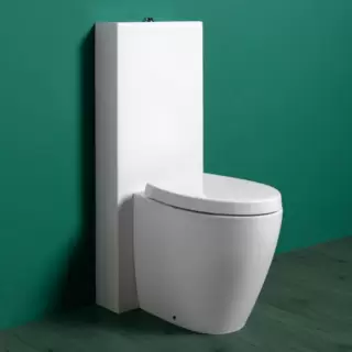 Simas Lft Spazio унитаз приставной 53х34см, слив универсальный, цвет: белый
