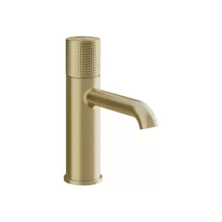 Gessi Habito Смеситель для раковины, 1 отв., с донным клапаном, цвет: Brass Brushed PVD