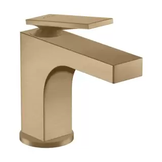 Axor Citterio Смеситель для раковины 90, на 1 отв., с донным клапаном, цвет: шлифованная бронза