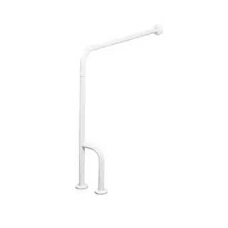 Kerasan Comunita Поручень из стены\пола 80x80 с укреплением реверсивный sx и dx, подвесной, цвет: белый