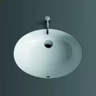 SIMAS Top e lavabi d'arredo Раковина 58х43 см, без отв., под столешницу, цвет: белый