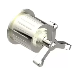 THG Hamptons Запорный вентиль, встраиваемый в стену, внешняя часть, цвет: Polished nickel