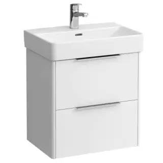 Laufen Pro Тумба с раковиной 52x36x53см., подвесная, 2 ящика, цвет: белый матовый