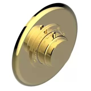 THG Infini Porcelaine Blanche Смеситель для душа, встраиваемый, термостатический, цвет: Matt gold PVD