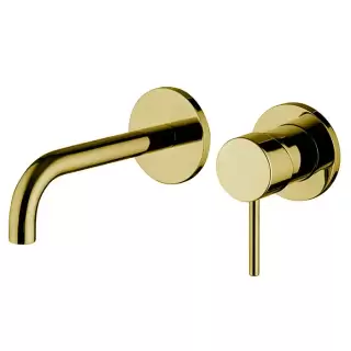 Fima Carlo Frattini Spillo Up Cмеситель для раковины, встраиваемый, излив: 15см., цвет: золото