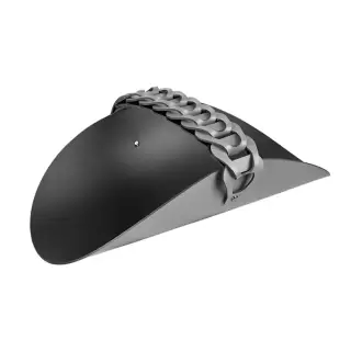 Colombo Adj Открытая корзина для СПА Riviera 48x28см., цвет: серый/черный