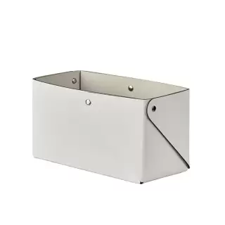 Colombo Adj Коробочка MIU, 7x14H8 см , цвет: белый/панна котта