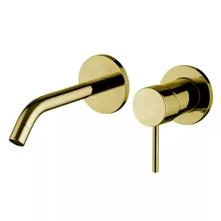 Fima Carlo Frattini Spillo Up Cмеситель для раковины, встраиваемый, излив: 16см., цвет: золото