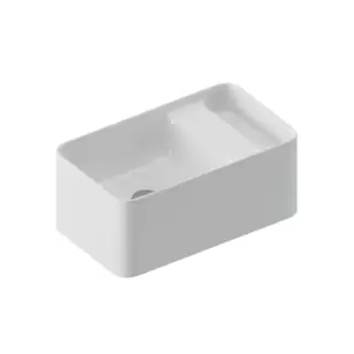 Artceram Brooklyn Раковина накладная 60х35х25см., без отв., покрытие saniglaze, цвет: белый