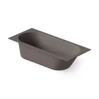 Dea Design Ease Ванна 170х75хh58cм., встраиваемая, цвет grey brown