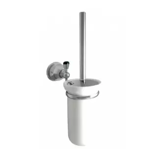 Nicolazzi Teide Chic Ершик для унитаза, украшеный камнем, подвесной, цвет: хром