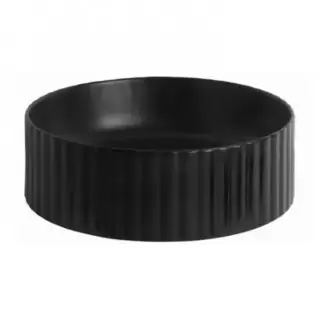 Artceram Millerighe Раковина 44.5х14.5 см, без отв., накладная, без перелива, цвет: черный матовый