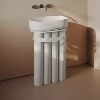 Artceram Church Тумба с раковиной 71х53х34см., напольная, цвет: белый матовый