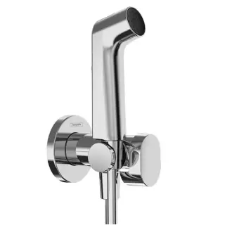 Hansgrohe Bidette E Гигиенический душ со смесителем, держатель, цвет: хром