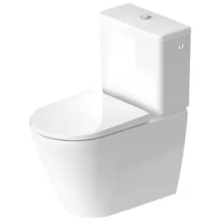 Duravit D-Neo Унитаз-моноблок 37x65см., безободковый, слив универсальный, HygieneGlaze, цвет: белый