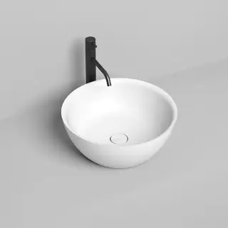 Salini Alda 02 Раковина 42.5х42.5х15.5см., накладная, без отв., S-Sense, цвет: белый